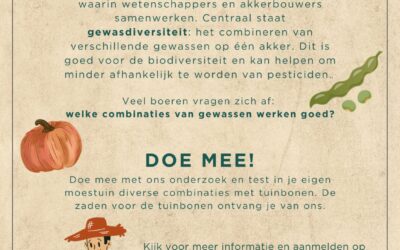 Gezocht: 4m2 voor de MoestuinMix van CropMix